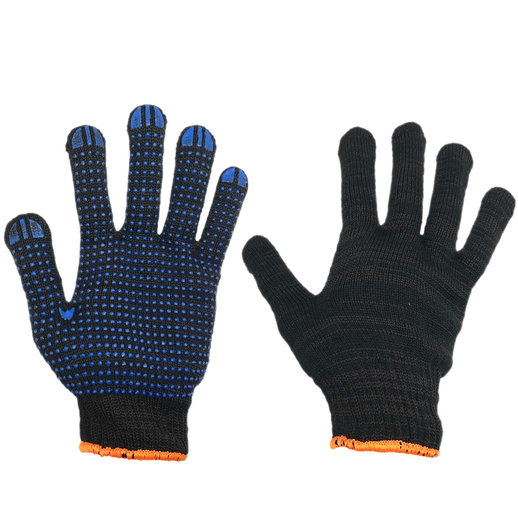 Рукавички SG-508 чорні, трикотажні, ТМ SAFETY SG GROUP